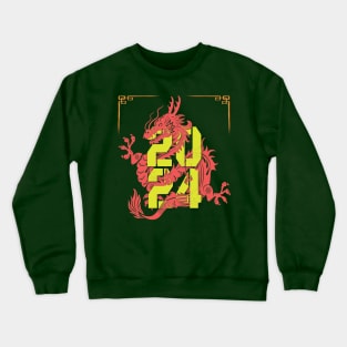 Chinese New Year of Wood Dragon 2024 Crewneck Sweatshirt